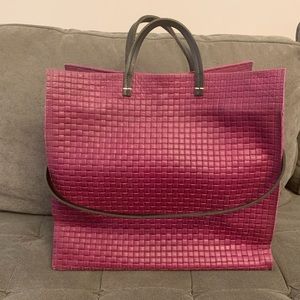 100 % Authentic Clare Vivier Simple Tote, purple